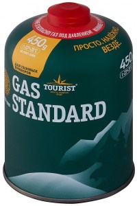 Баллончик газовый GAS STANDARD 450г (РЕЗЬБОВОЙ) TURIS