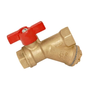 Кран газ. шар. с фильтром 1/2 г/г ручка бабочка