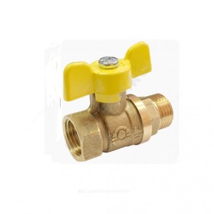 Кран газ. шар. 1/2 г/ш бабочка "Бологовский" 4,0 МПа