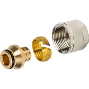 Фитинг компрессионный 20*2,0*3/4" д/труб ПЭ