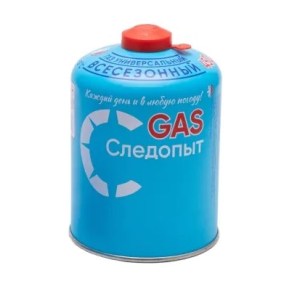 Баллончик газовый "СЛЕДОПЫТ" 450г (РЕЗЬБОВОЙ)