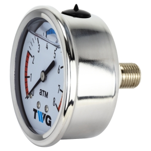 Манометр гидрозаполненный TWG (подкл. сзади)